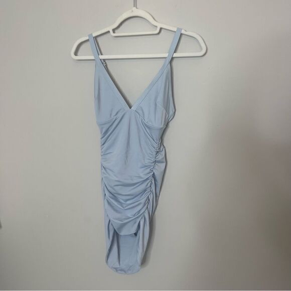 We Are HAH Blue Convertible Bathing suite dress XS NWOT - Picture 5 of 7